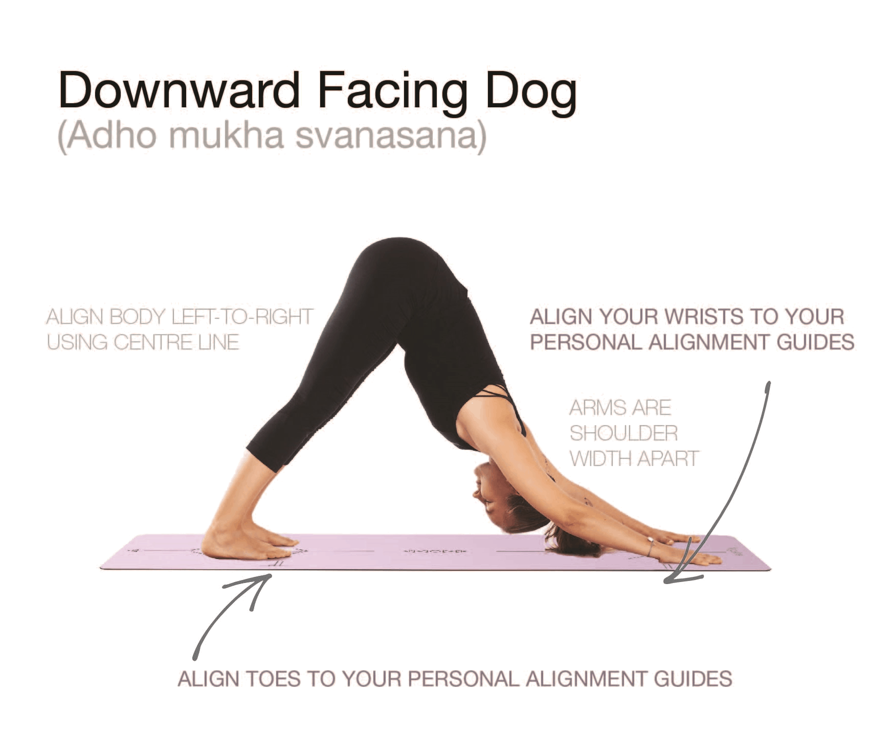 Tailored Alignment Yoga Mat – Yogaline